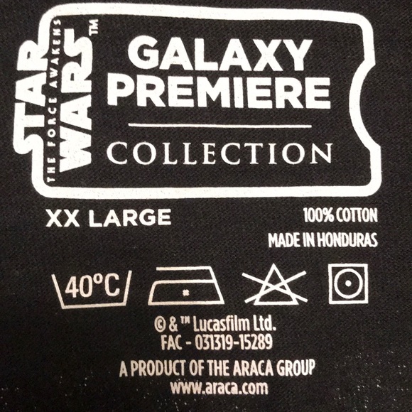 Black STAR WARS short sleeve T-shirt Size XXL $15 - Picture 3 of 3